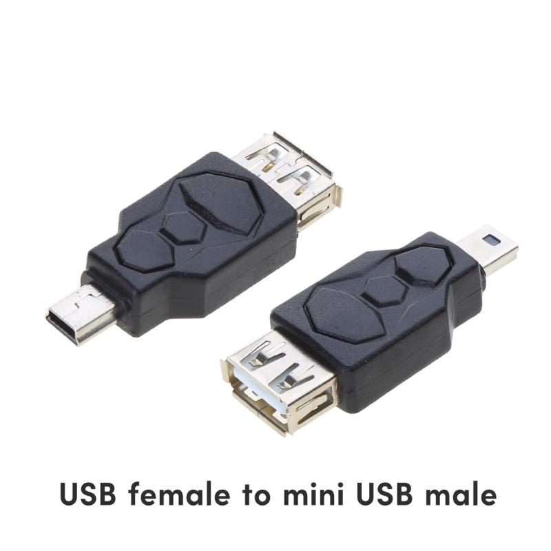 USB2.0 Adapter Micro/Mini Stecker Buchse Konverter Anschluss USB Ladeadapter für Computer Tablet PC Mobiltelefone