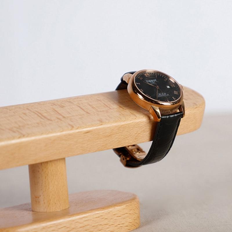 Watch Bracket Wood Watch Storage Rack Table Watch Display Rack Bracelet Necklace Rack Jewelry Organizer-Case For Selling