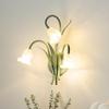 Green Flower Wall Lamp