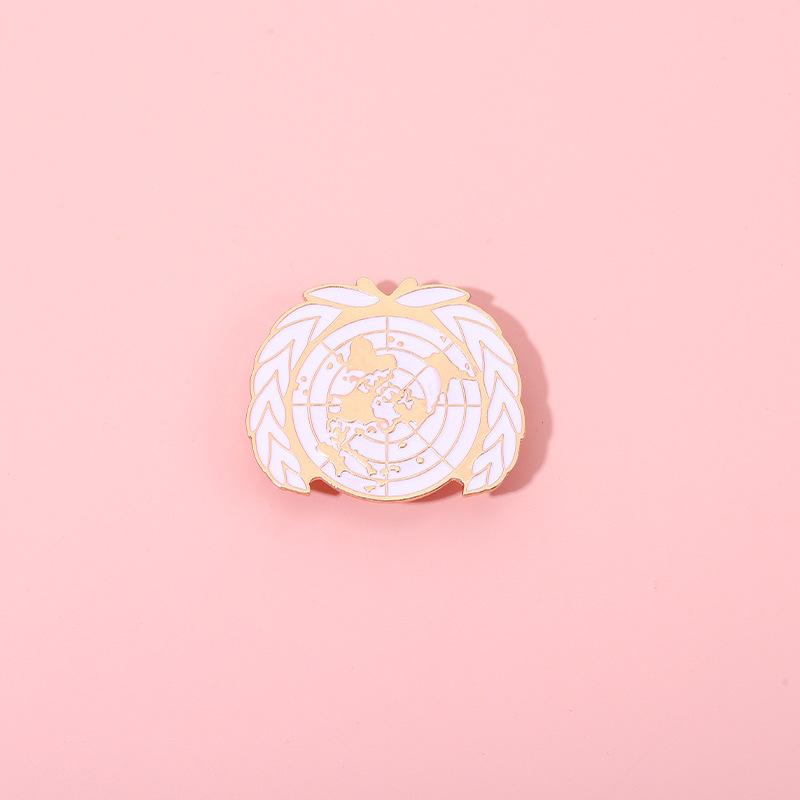 Versatile Wheat Earth Brooch In Elegant Alloy Ideal For Commemorative And Use Decorative