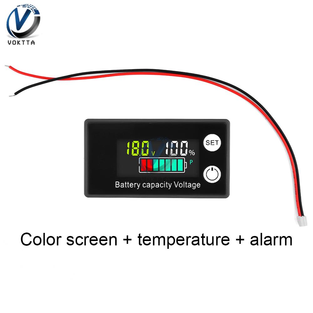 6111A DC8-111V Battery Capacity Indicator LCD Digital Power Meter Lead-acid Lithium LiFe PO1 Voltage Tester for Car Motorcycle