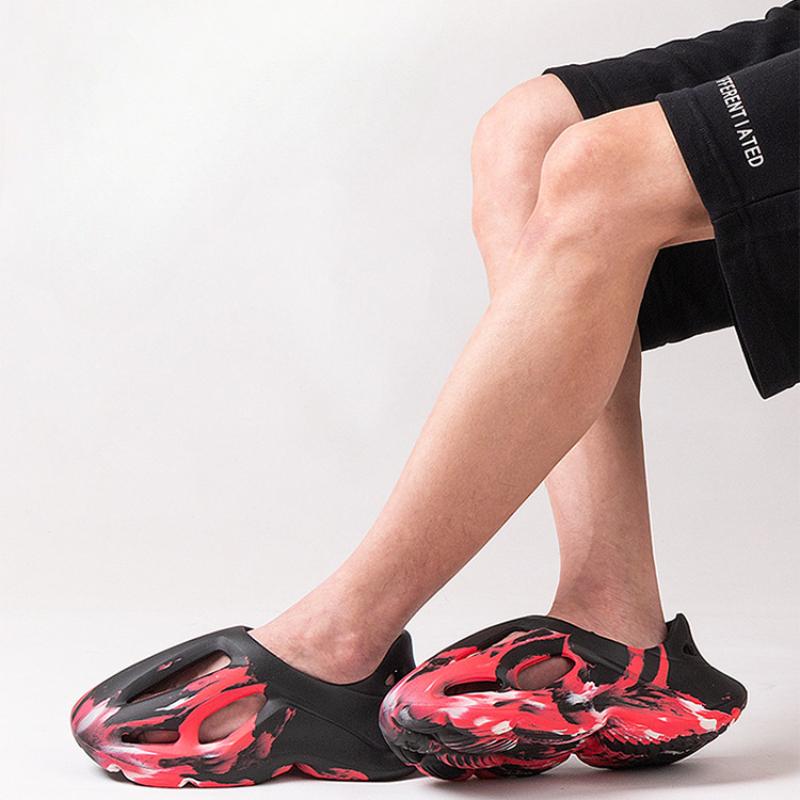 Pantofole estive da uomo e da donna, piattaforma mimetica, zoccoli da esterno, scarpe da spiaggia, sandali da uomo, morbido EVA, per interni, per la casa, infradito
