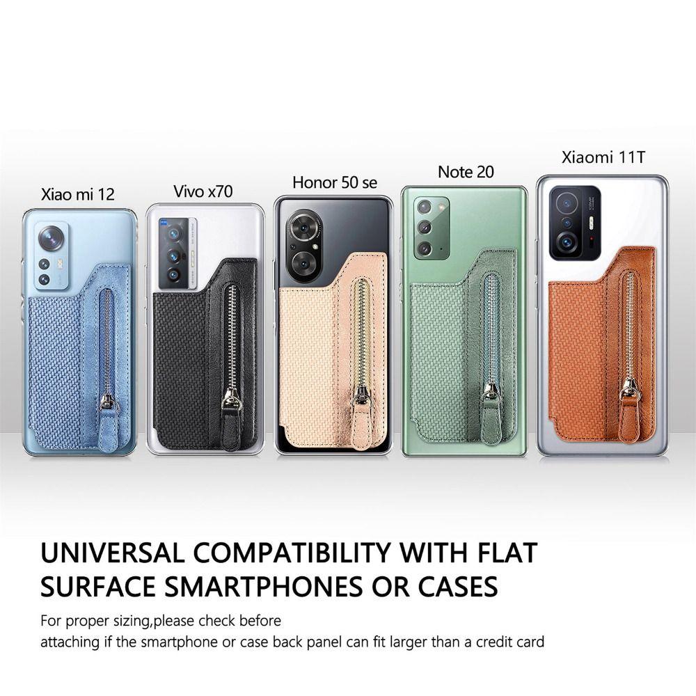 Card Sleeve Mobile Phone Card Bag Phone Wallet Stick Wallet Case Cell Phone Pouch Phone Card Holder