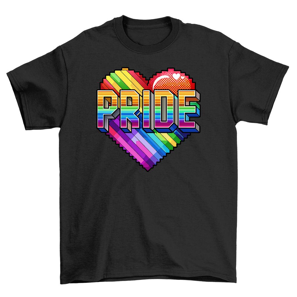 Pride29 Rainbow Heart Pride Tshirt Spreading Love Laughter Unisex Printed