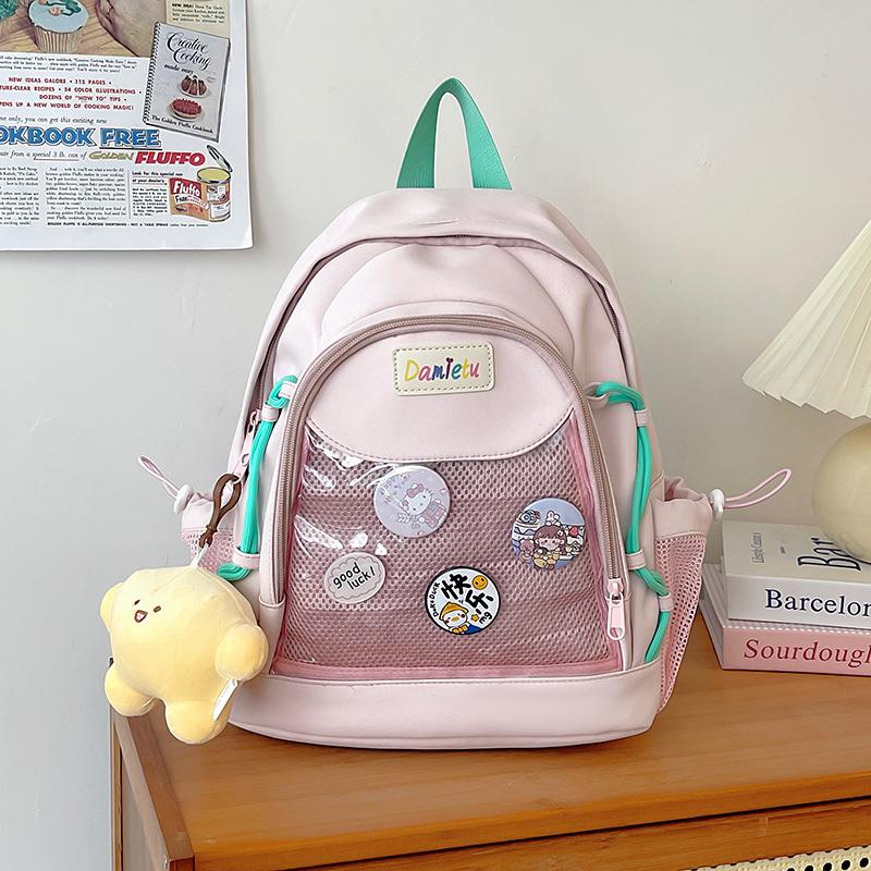 School bag girl high value dopamine cute mini girl small fresh light travel backpack