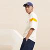 Converse T Shirts Men's White Polo Collar Moderate Straight Fit 10026173-A01