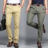 Summer Mens Casual Ting Trousers Fashion Pants Male Brand Solid Color Trousers High Quality A62