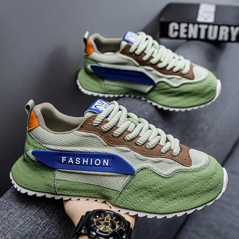 Fashion Platform Rubber Sole Outdoor Shoes For Men Vulcanize Male Male Male =womens Sneakers Sports Exerciser Universal Brands