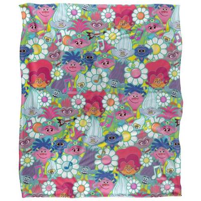 Seidenblumen Kuscheldecke