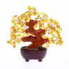 Künstlicher Feng Shui Baum 18cm Glücksbaum Bonsai Skulptur Glücksgeldbaum Zuhause
