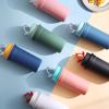 Simple Plastic Water Bottle Sealed Portable Coffee Cup for Office Outdoor 350ml KTY
