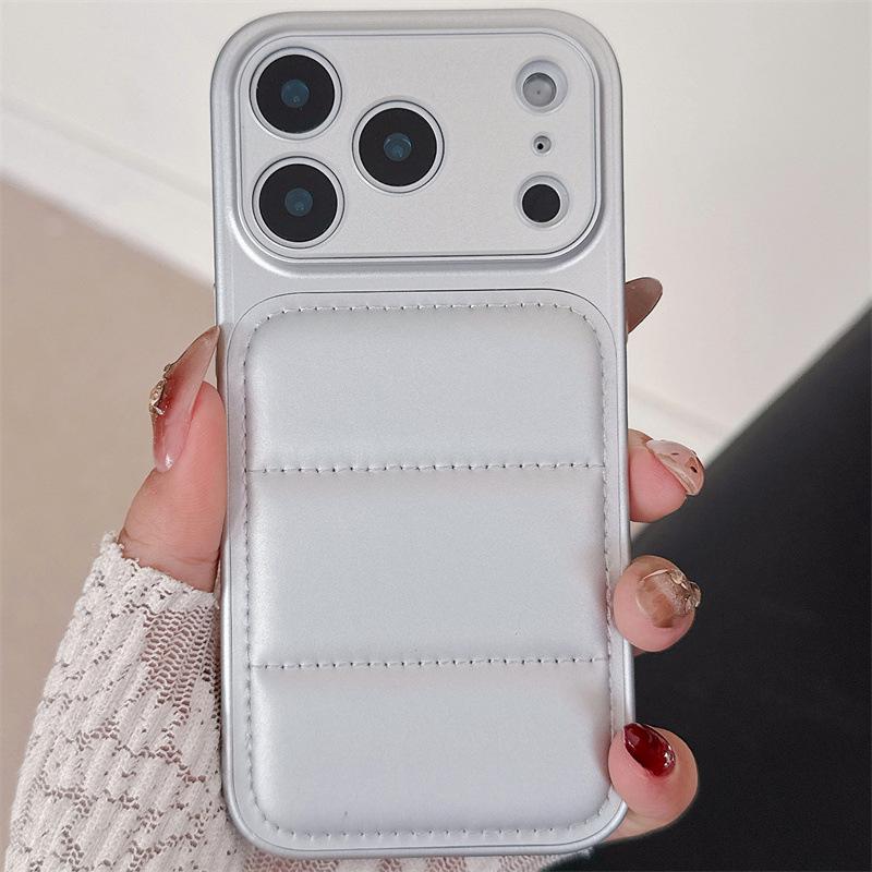 17-in-1 Down Jacket Phone Case for iPhone 14, 15, 16 Pro Max – Ideal for Global Use