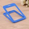 5set Plastic Solid Credit Card Cover Sleeve with Lanyard Office Student Girl Bus ID Card Holder Case Protector for Women Men