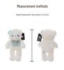 Sweet Lolita Bear Plush Doll - Cute White Bear with Bow and Lace