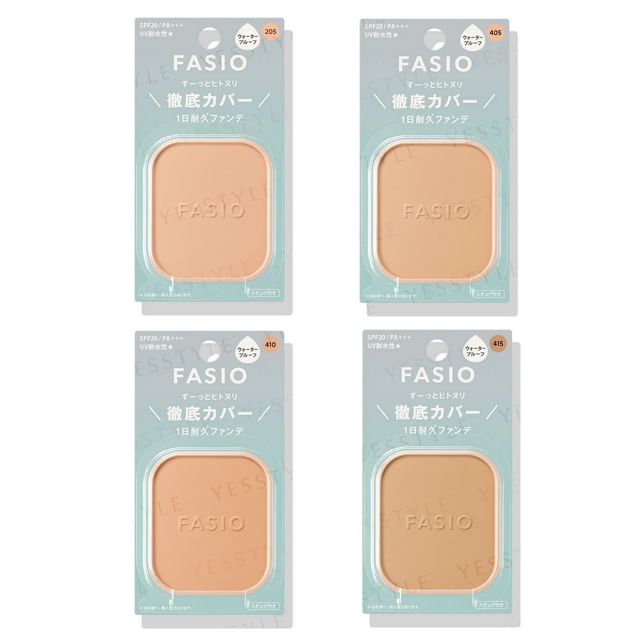 Kose - Fasio Hitonuri Cover Long-lasting Foundation SPF 20 PA+++ 415 Healthy Ochre 10g Refill