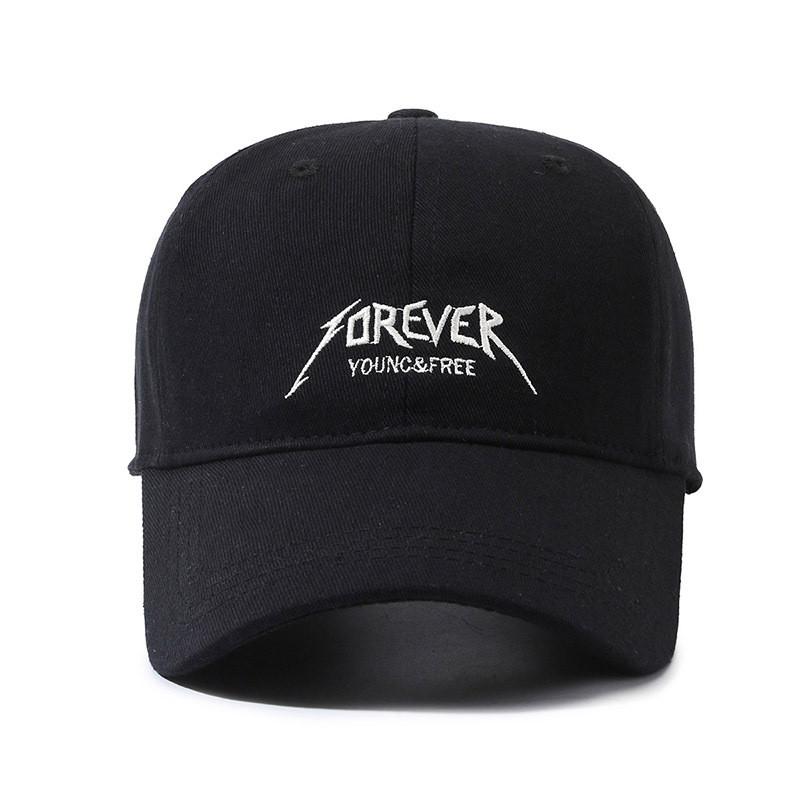 Foreve Letters Embroidery Cap Women Sunscreen Soft Top Outdoor Running Sports