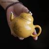 120ml Chinese Ceramic Tea Pot Handmade Beauty Tea Infuser Ball Hole Filter Teapot Custom Household Porcelain Tea Set Accessories