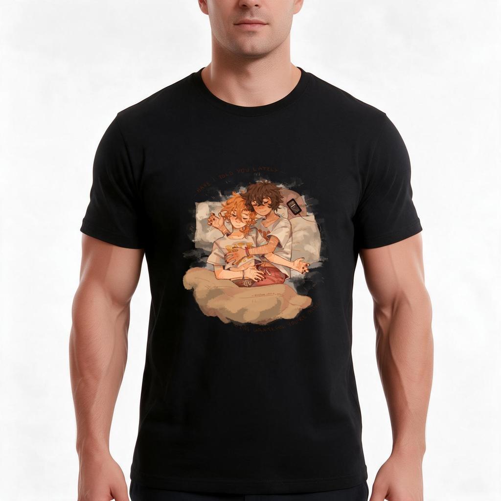 Boyfriends (No Bandages No Background) TShirt Summer Casual Cotton Tee Oversized Streetwear Tops Vintage Graphic Print