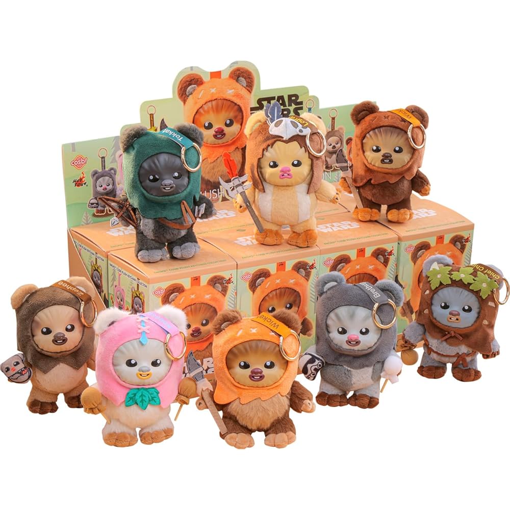 

Hot Toys Zakka Cosbi Plush Toy Star Wars Ewok Story Trading Series 8-Pack Box