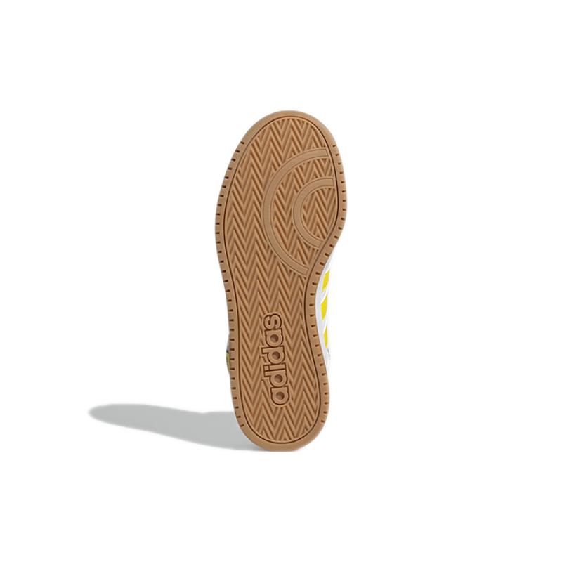 Adidas Hoops 2.0 Mid Shoes 'White Solar Yellow' Women's Sneakers GY7617