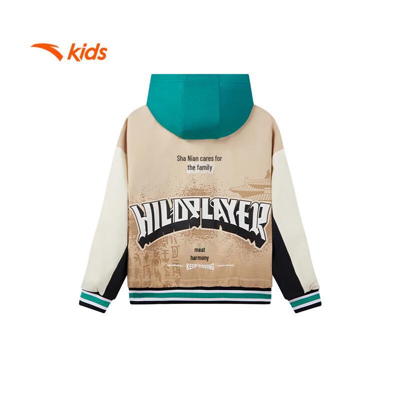 Anta Детская тканая спортивная куртка с капюшоном 160