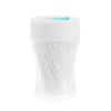 200 Disposable Toothpicks Double-ended Dental Floss Brushes Fishbone Removal Hygiene Oral Care (White)