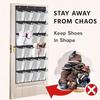 1pc 24 Pockets Over The Door Shoe Organizer, Multi-purpose Hanging Storage Bag for Shoes, Socks, Cosmetics, Accessories YMY