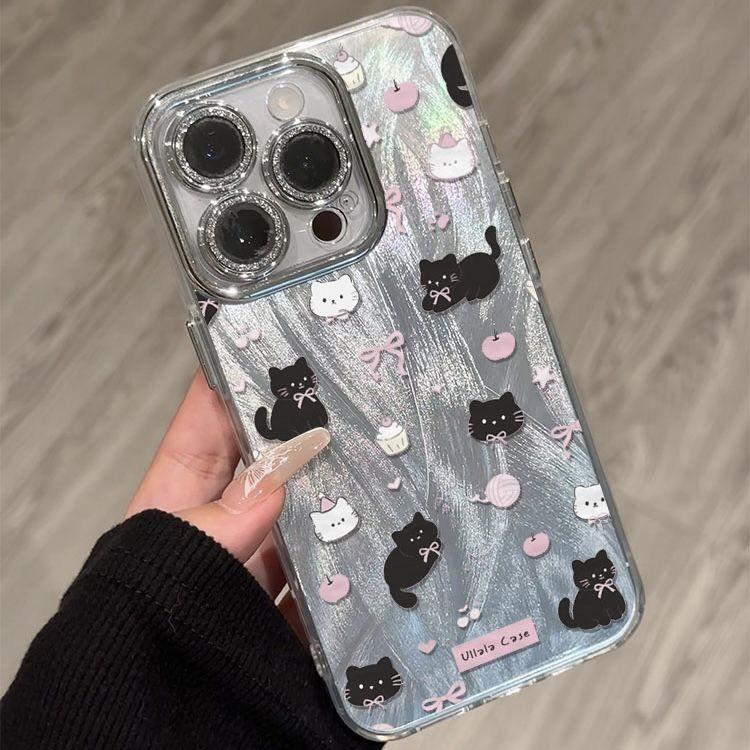 

Cartoon Cat for Apple 13 Mobile Phone Case 16Pro Advanced 16 Cute 12 New Silicone 15promax For Apple 6