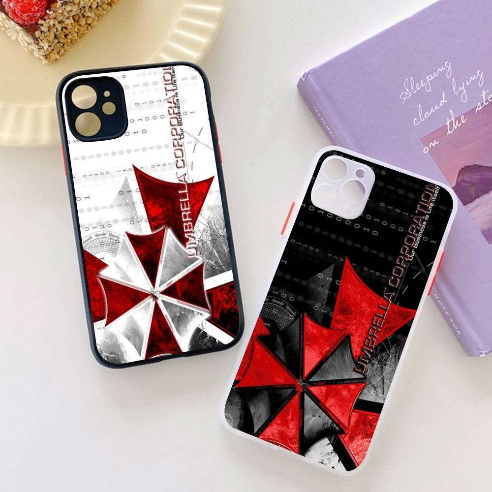 Horror Movie U-Umbrella C-Corporation Phone Case for iPhone 14 11 12 13 Mini Pro Max 8 7 Plus XS MAX Translucent Matte Cover