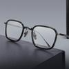 Japanese Brand Designer Acetate Titanium Glasses Frame Square Business Men's Eyeglass Luxury Ultra Light Business Eyeglasses