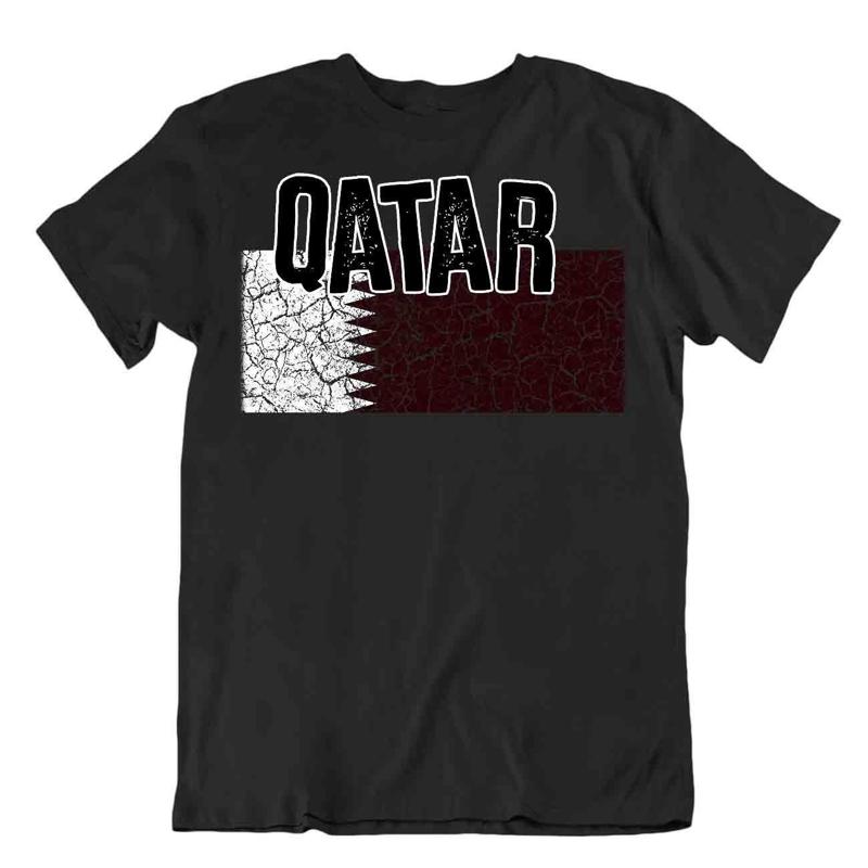 Flag T Shirt Qatar Fashion Country Souvenir Gift Tee Pride Logo