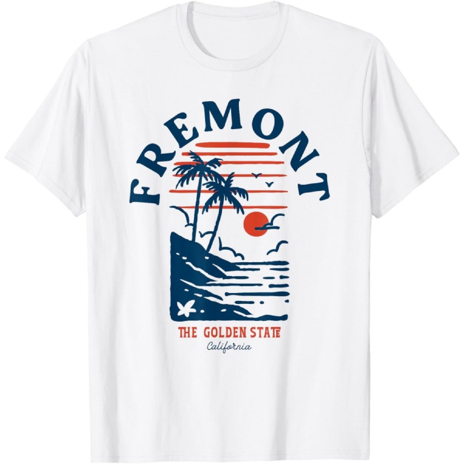 Fremont CA Vintage Souvenir T-Shirt XXXXXL белый