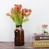 Artificial Leaves Plastic Seaweed Simulated Plant Home House Garden Decor(Orange Seaweed)