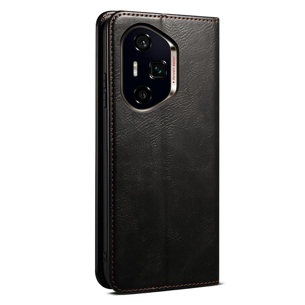 For Honor 400 Pro Case Crazy Horse Texture Waxy Leather Wallet Stand Phone Cover