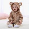 Piżama Onesie Przebranie Śpiochy Brązowy Miś Niemowlę 120: 95-105 Cm