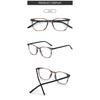 ZENOTTIC Casual Square Optical Prescription Eyeglasses Frames Unisex Ultralight Acetate All Day Comfort Spectacle Frame
