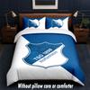 Ensemble de literie TSG Hoffenheim FC 1 Housse de couette + 2 Taies d'oreiller Doux Respirant Linge de lit pour la maison