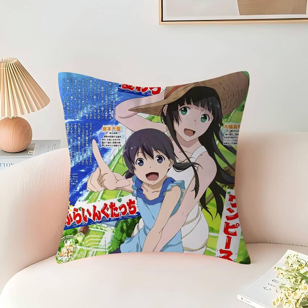 Flying Witch Personalized Pillow Dust Cover Bedroom Kids Party Decoration Pillowcase Birthday Children Gift