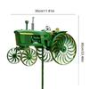Metal Wind Spinner with Rotating Wheels Tractor Wind Sculpture Decorative Windmill for Garden Yard Patio Lawn Decor