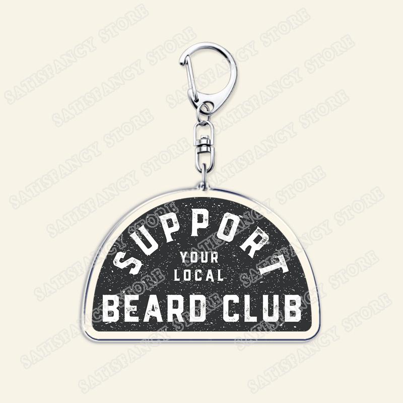 Barber Shop Keychains for Accessories Bag Barbershop Scissors Hairdresser Beard Hairstylist Keyrings Jewelry Friends Fans Gifts