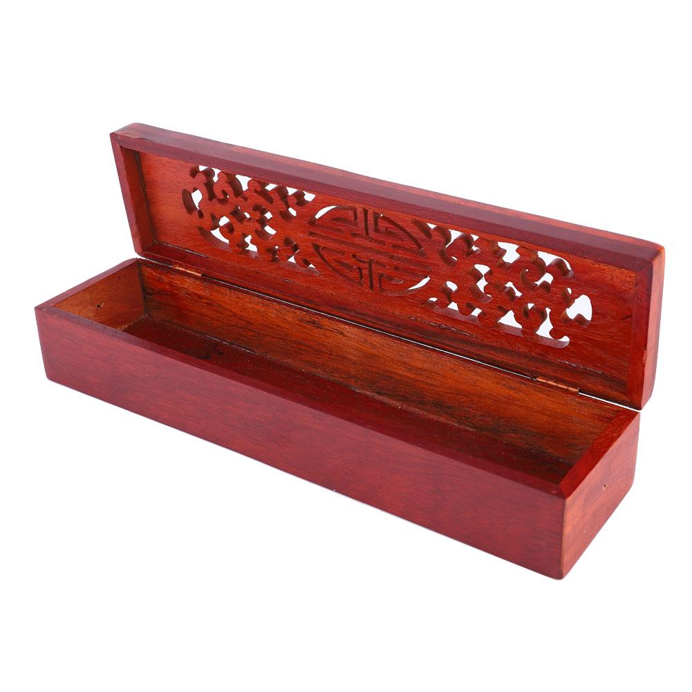 Vietnam Nanmu Chopsticks Box Lying Incense Burner Assorted Hollow Incense Box(#3)