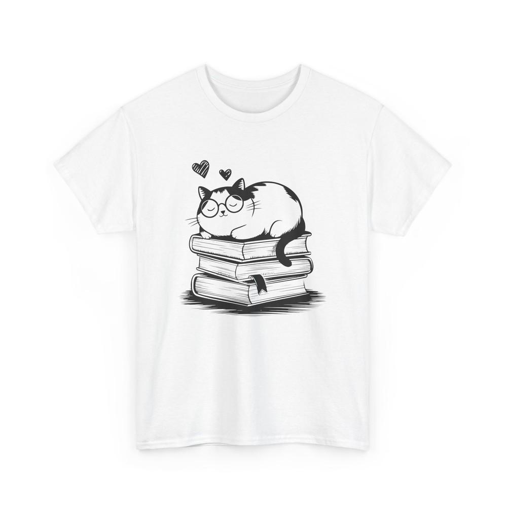 

Книжная футболка | Футболка для книголюба | Футболка с кошкой и книгой 3XL