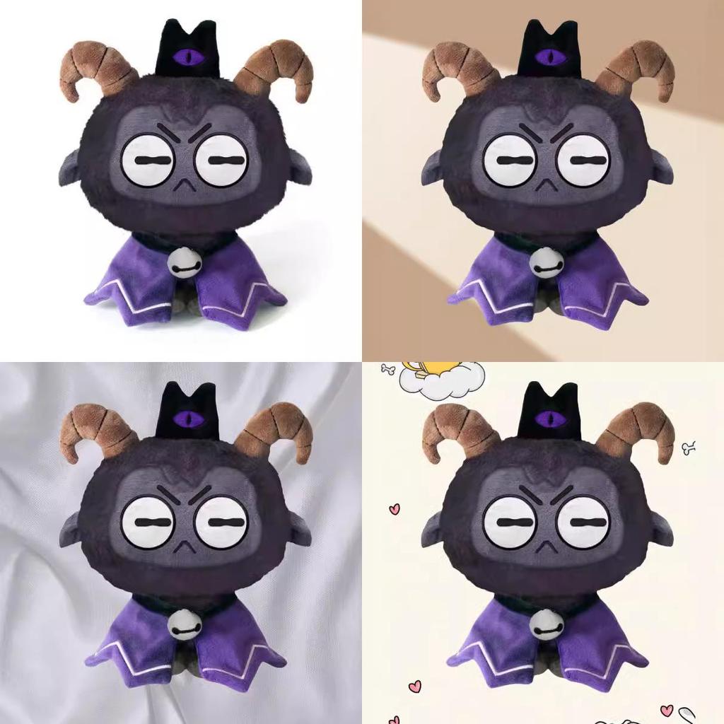 Cult Of The Lamb Plüschtier Cartoon-Tier Weiche Stoffpuppe für Kinder und Sammler