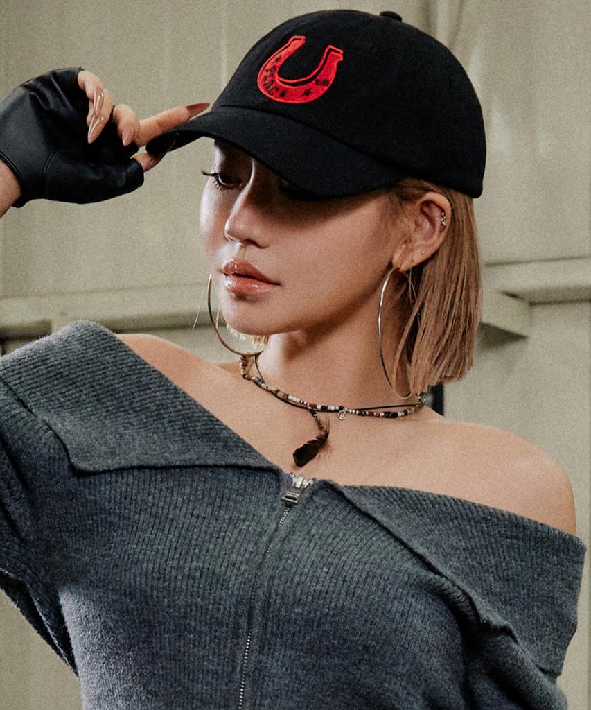 PLAC WOMEN Lucky Hoop Ball Cap_2 Colors