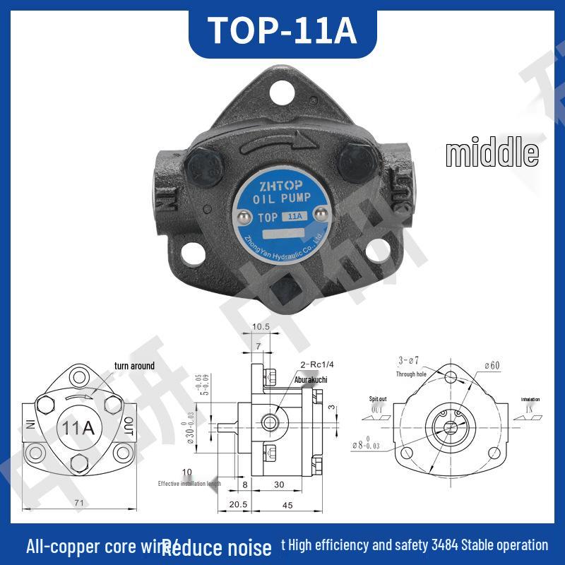 Compact Adjustable Pressure Hydraulic Vane Pump