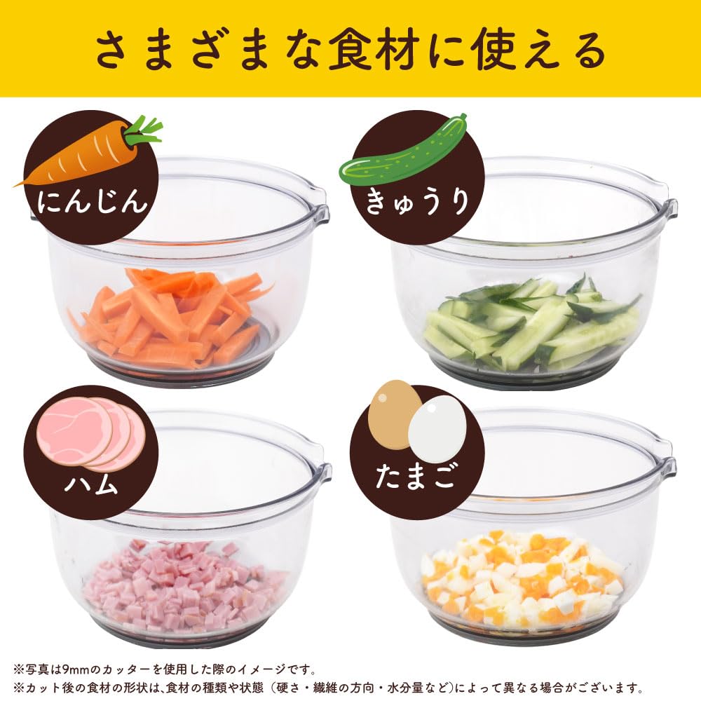 THANKO Potato Cutter PDCR25HWH Manual Potato Cutter with Replacement Blades for French Fries and Potatoes Easy-to-Use Push-Button - (Chopper, Slicer)