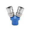Round Three-Way Round Two-Way C-Type Quick Connector Smysmv Straight Row Quick Plug 4 Points Internal And External Thread