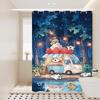 Hàndùn Cute Cartoon Puppy Shower Curtain