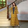 AB293 2023 Plus Size Sequin Embroidered Floral Evening Gown for Muslim Women