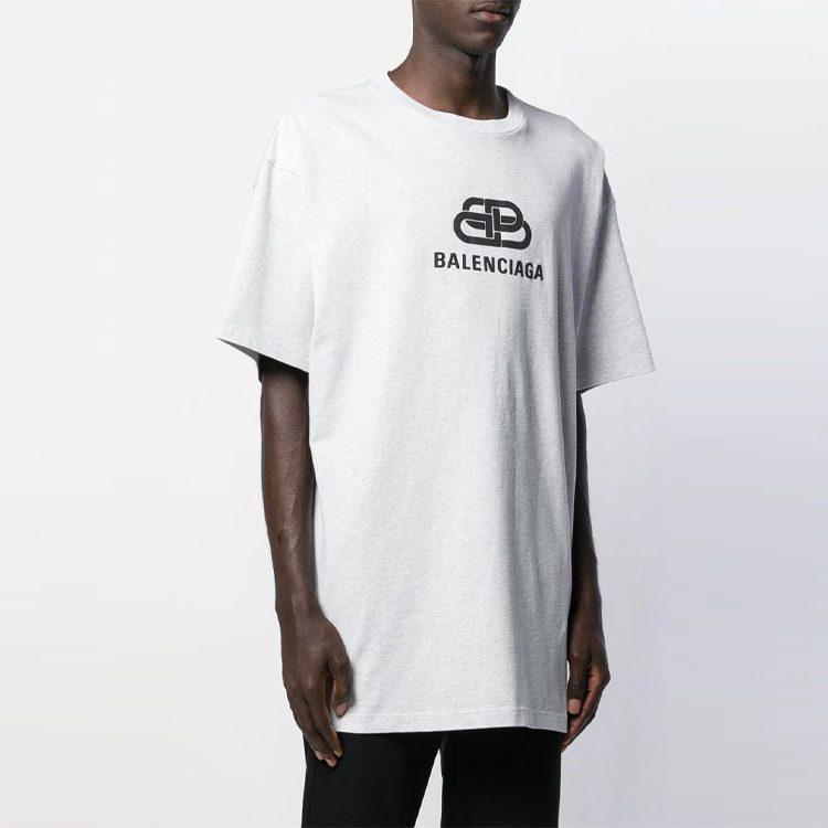 Balenciaga T Shirt, Loose Fit Men's White 583214TFV652569
